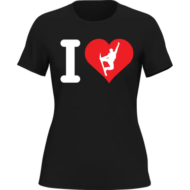 I Love Snowboarding T-Shirt for Women